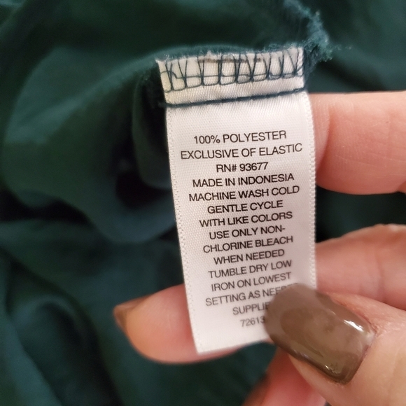 A.N.A Green Tunic Blouse Size XL, Classic Business Casual - Picture 10 of 10